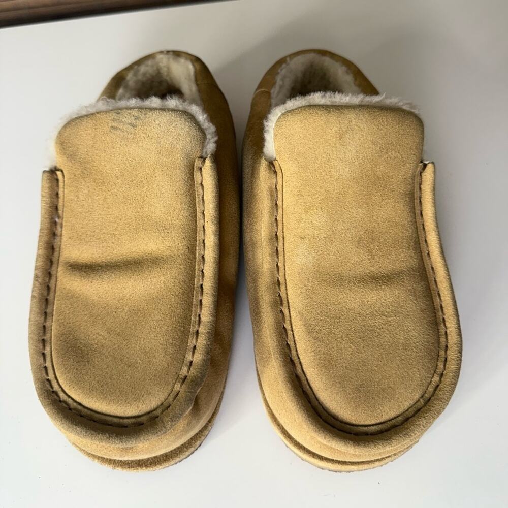 JW ANDERSON Shearling-Lined Suede Mules 37 - Picture 2 of 11